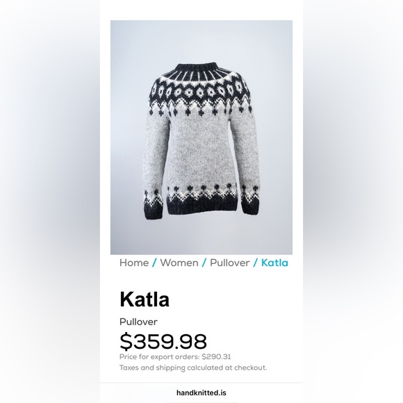 Handknitted Icelandic Wool Sweater
Made In Iceland - Picture 12 of 12